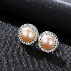 Fresh water pearl earrings