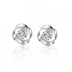 elegant flower earrings