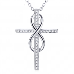 infinite cross necklace