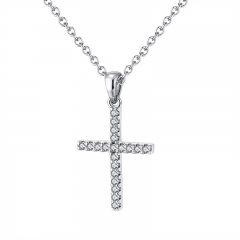 cross necklace in 925 sterling silver