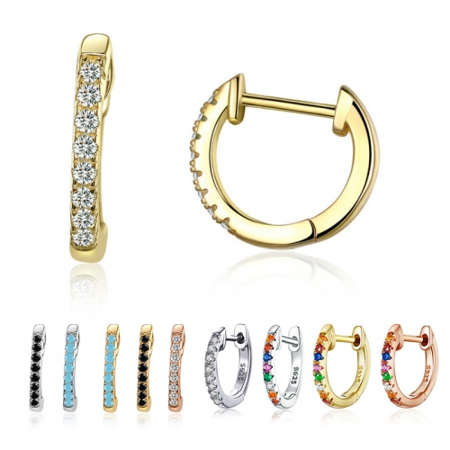 Konal Jewelry K gold hoop earrings