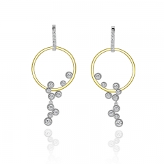 Silver earrings