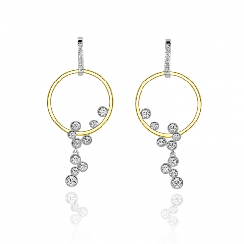 Silver earrings