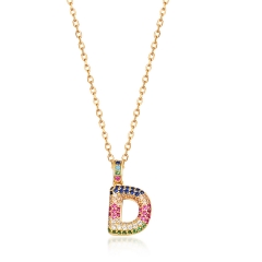 Letter D necklace