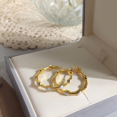 Big C earrings