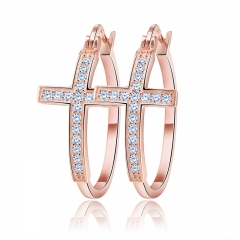 Big cross earrings