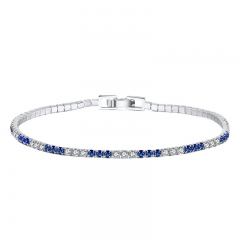 Tennis bracelet and necklace in S925