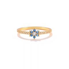 Colorful ring in S925