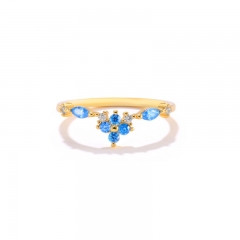 Colorful ring in S925