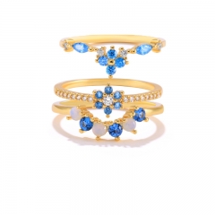 Colorful ring in S925