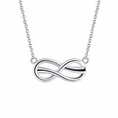 hot sale infinite pendant necklace in 925 sterling silver