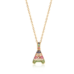 Letter D necklace