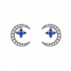 Moon and star earings factory price